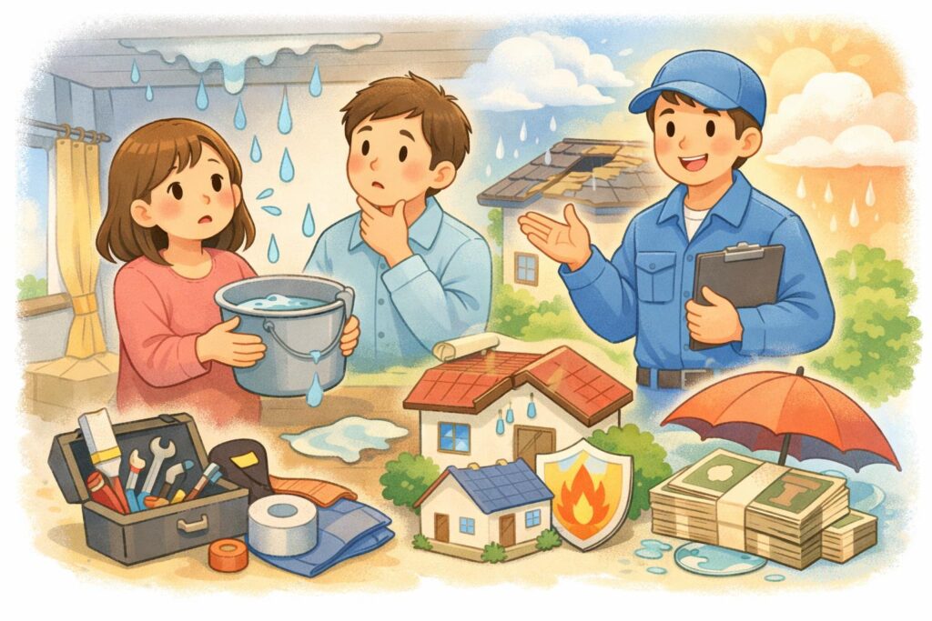 雨漏り調査・修繕 けんおうリノベーション
